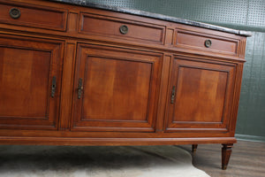 French Louis XVI Style Directoire Enfilade Marble Top Console