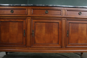 French Louis XVI Style Directoire Enfilade Marble Top Console