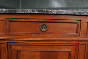 French Louis XVI Style Directoire Enfilade Marble Top Console