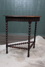 Load image into Gallery viewer, English Carved Oak Occasional Table c.1900