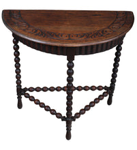 Load image into Gallery viewer, English Carved Oak Occasional Table c.1900