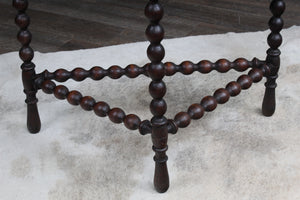 English Carved Oak Occasional Table c.1900