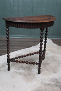 English Carved Oak Occasional Table c.1900