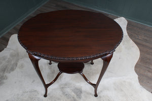 English Mahogany Occasional Table c.1900