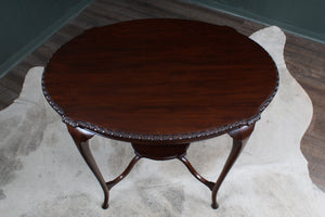 English Mahogany Occasional Table c.1900