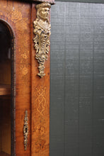 Load image into Gallery viewer, English Victorian Walnut Inlaid Pier Cabinet c.1870