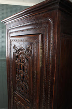 Load image into Gallery viewer, French Oak Heavily Carved Cupboard c.1890