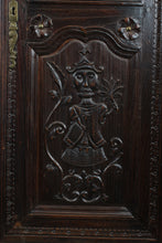 Load image into Gallery viewer, French Oak Heavily Carved Cupboard c.1890