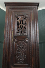 Load image into Gallery viewer, French Oak Heavily Carved Cupboard c.1890