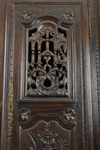 Load image into Gallery viewer, French Oak Heavily Carved Cupboard c.1890