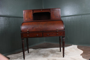 English Mahogany Cylinder Desk c.1900