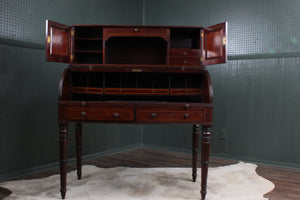 English Mahogany Cylinder Desk c.1900