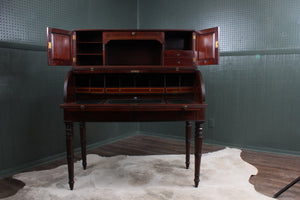 English Mahogany Cylinder Desk c.1900