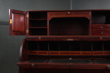 Load image into Gallery viewer, English Mahogany Cylinder Desk c.1900