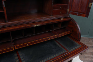 English Mahogany Cylinder Desk c.1900