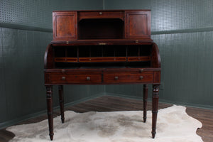 English Mahogany Cylinder Desk c.1900