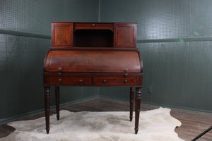 English Mahogany Cylinder Desk c.1900