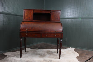 English Mahogany Cylinder Desk c.1900