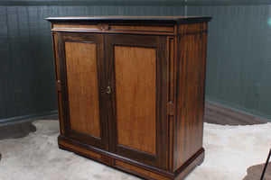 English Birdeye Maple Cabinet C. 1900