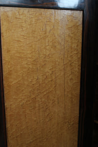 English Birdeye Maple Cabinet C. 1900