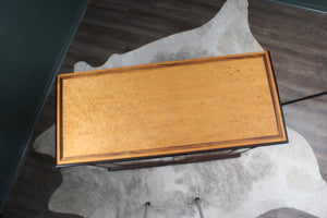 English Birdeye Maple Cabinet C. 1900