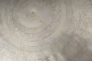 A Decorative Brass Topped Table c.1930