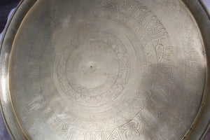 A Decorative Brass Topped Table c.1930