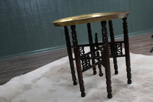 A Decorative Brass Topped Table c.1930