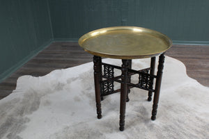 A Decorative Brass Topped Table c.1930