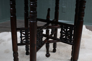 A Decorative Brass Topped Table c.1930