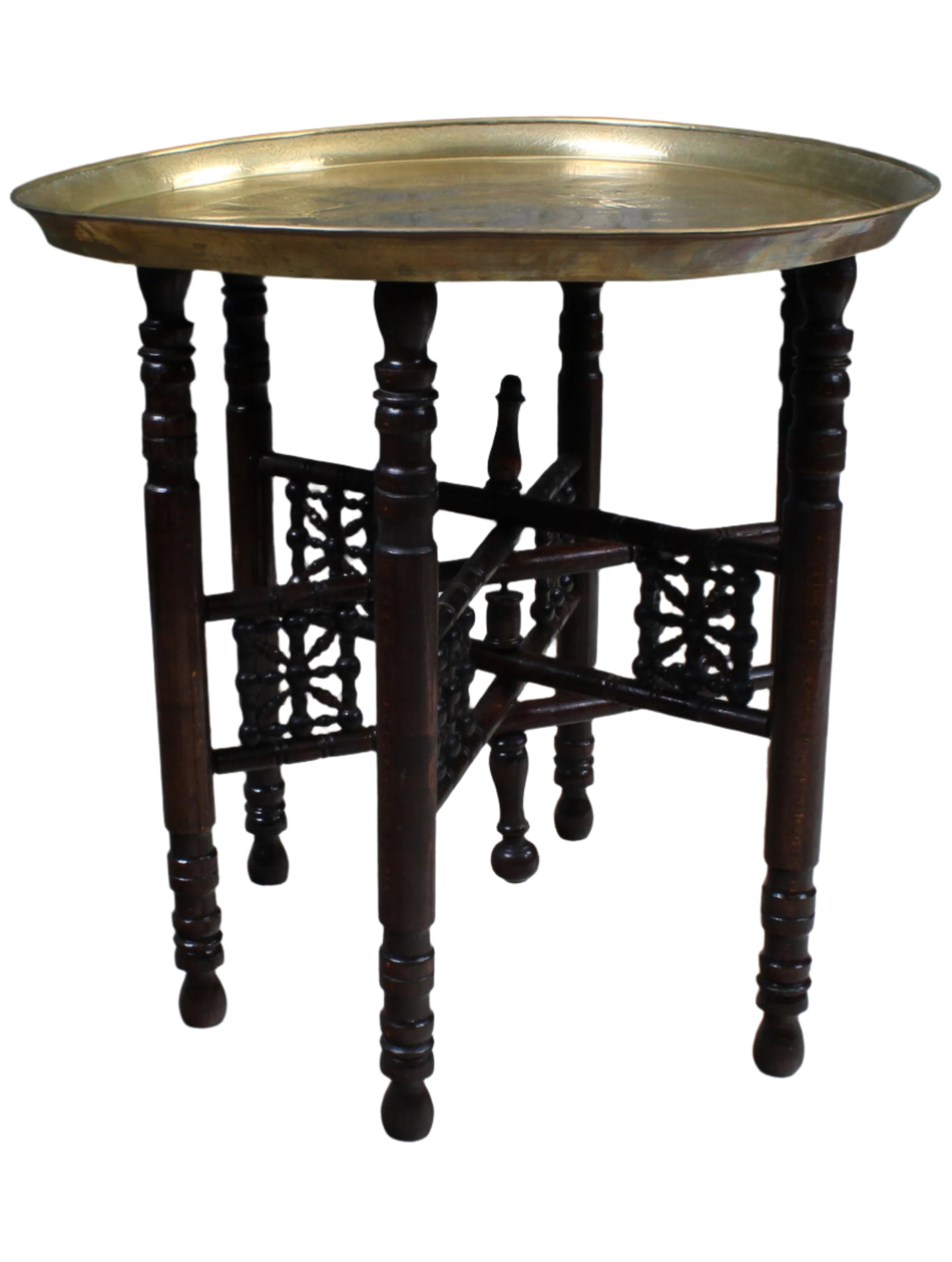 A Decorative Brass Topped Table c.1930