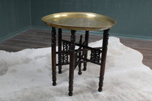 Load image into Gallery viewer, A Decorative Brass Topped Table c.1930