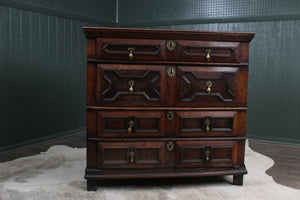 Period English Oak Chest of Drawers c.1690-1710