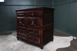 Period English Oak Chest of Drawers c.1690-1710