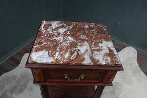 French Marble Top Chevet c.1880