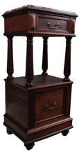 Load image into Gallery viewer, French Marble Top Chevet c.1880