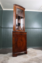 Load image into Gallery viewer, English Mahogany Corner Cabinet