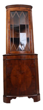 Load image into Gallery viewer, English Mahogany Corner Cabinet