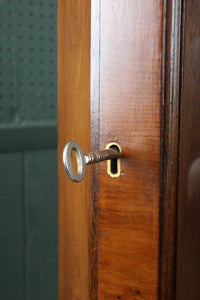 English Mahogany Corner Cabinet