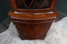 Load image into Gallery viewer, English Mahogany Corner Cabinet