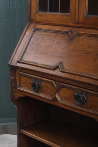 English Oak Fall Front Desk c.1900