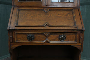 English Oak Fall Front Desk c.1900