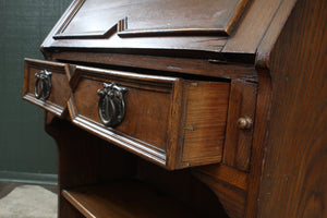 English Oak Fall Front Desk c.1900