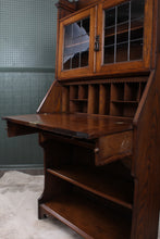 Load image into Gallery viewer, English Oak Fall Front Desk c.1900