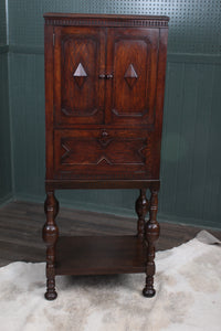 English Oak Cabinet c.1900