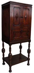 English Oak Cabinet c.1900