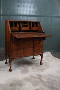 English Burl Walnut Desk c.1900