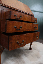 Load image into Gallery viewer, English Burl Walnut Desk c.1900