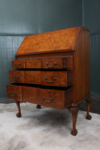 Load image into Gallery viewer, English Burl Walnut Desk c.1900