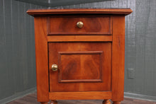 Load image into Gallery viewer, French Fruitwood Marble Topped Chevet c.1890